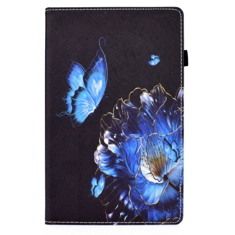 Capa borboleta floral para Samsung Galaxy Tab A9 Plus