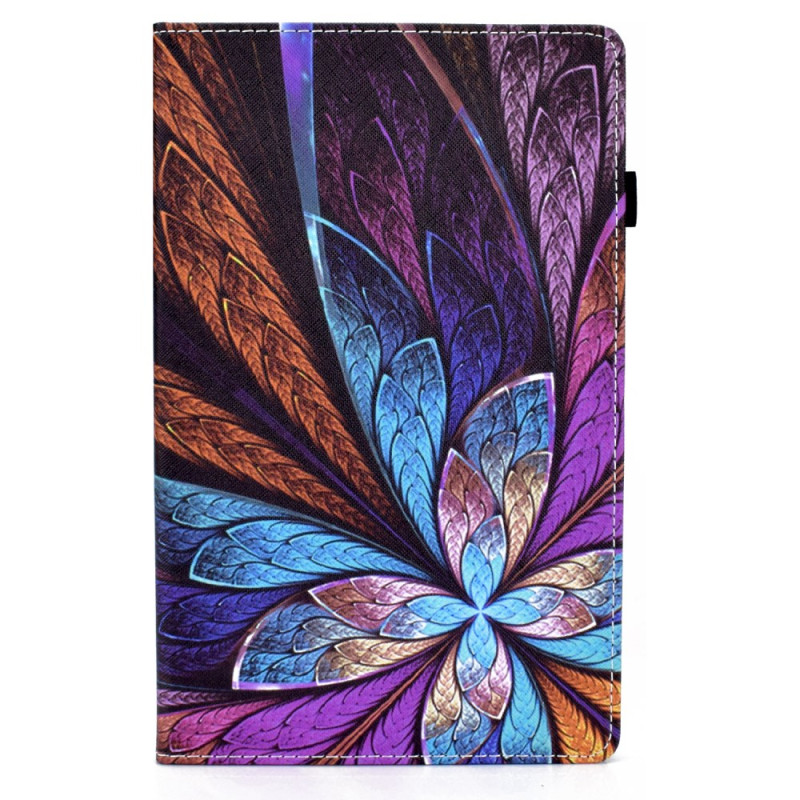 Capa Samsung Galaxy Tab A9 Plus Colorida Flor