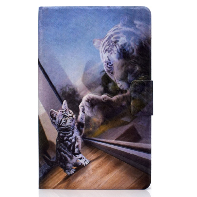Capa para Samsung Galaxy Tab A11 Plus / A9 Plus Gato e Tigre