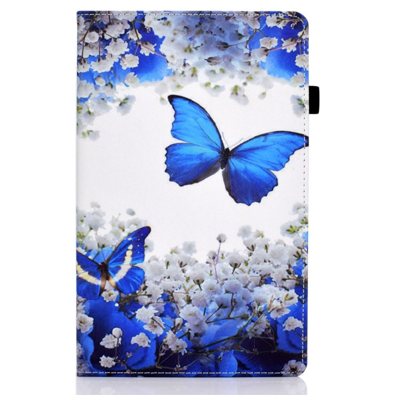 Capa para Samsung Galaxy Tab A9 Plus Spring Blue Butterflies