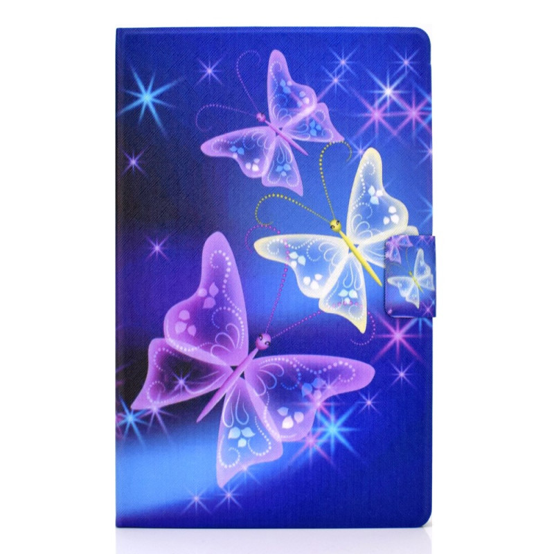 Capa para Samsung Galaxy Tab A9 Plus Starry Sky and Butterflies