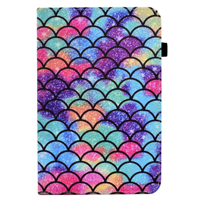 Capa com padrão ondulado para Samsung Galaxy Tab A11 Plus / A9 Plus
