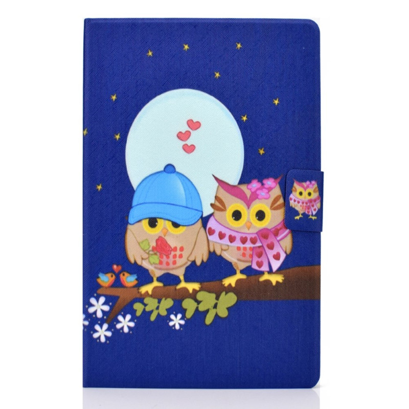Capa para Samsung Galaxy Tab A11 Plus / A9 Plus Par de corujas