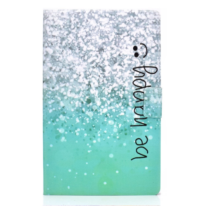 Capa Be Happy para Samsung Galaxy Tab A11 Plus / A9 Plus