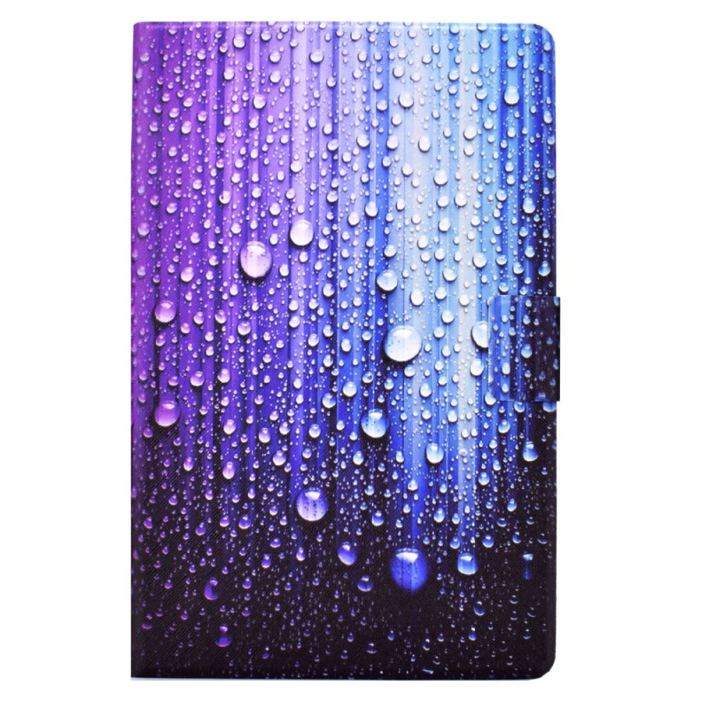 Capa para Samsung Galaxy Tab A9 Plus Gotas de água