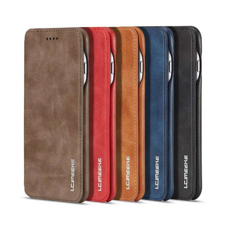 Capa iPhone 6/6S LC.IMEEKE Efeito Couro