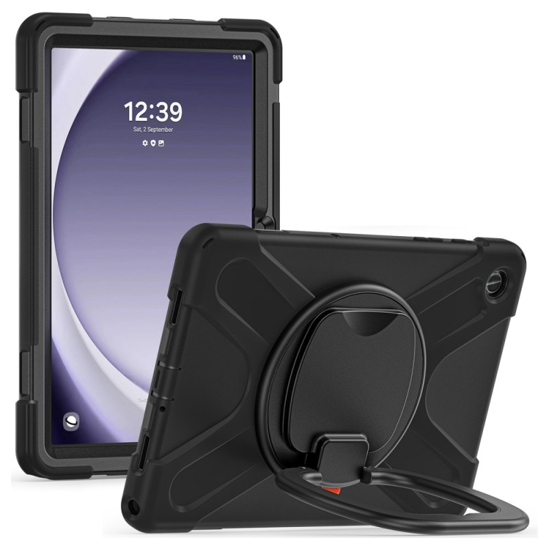 Capa para Samsung Galaxy Tab A9 Plus Suporte rotativo com moldura reforçada