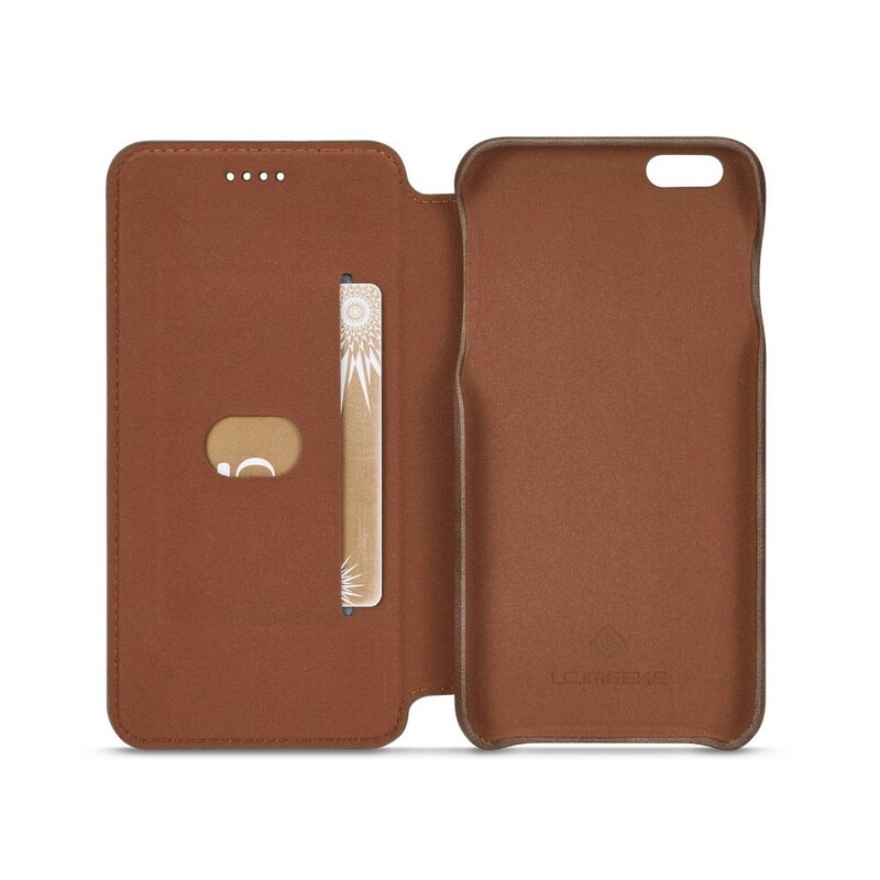 Capa iPhone 6/6S LC.IMEEKE Efeito Couro