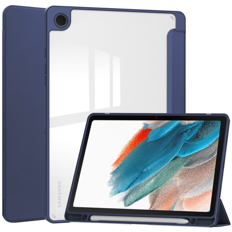 Capa inteligente Samsung Galaxy Tab A9 Plus Transparente e suporte para caneta