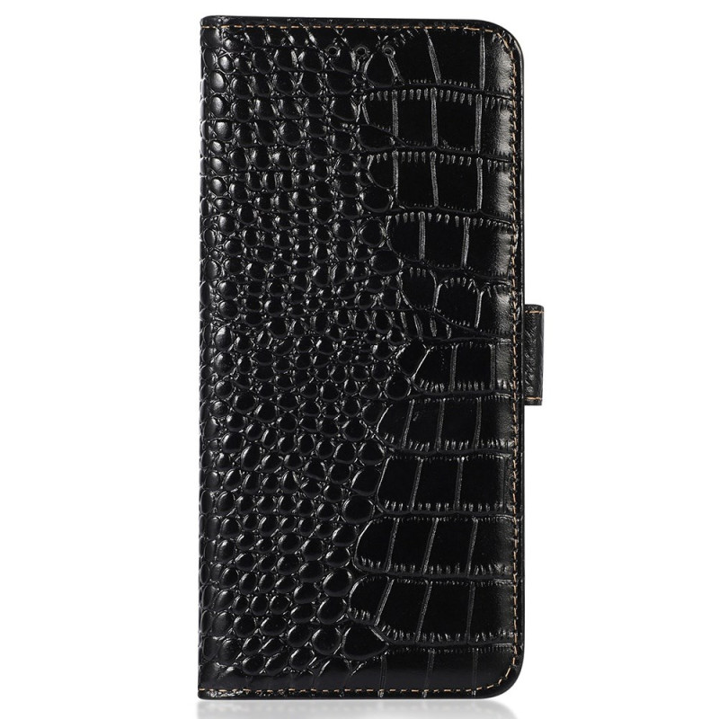 Capa estilo crocodilo para OnePlus 12R Bloqueio RFID