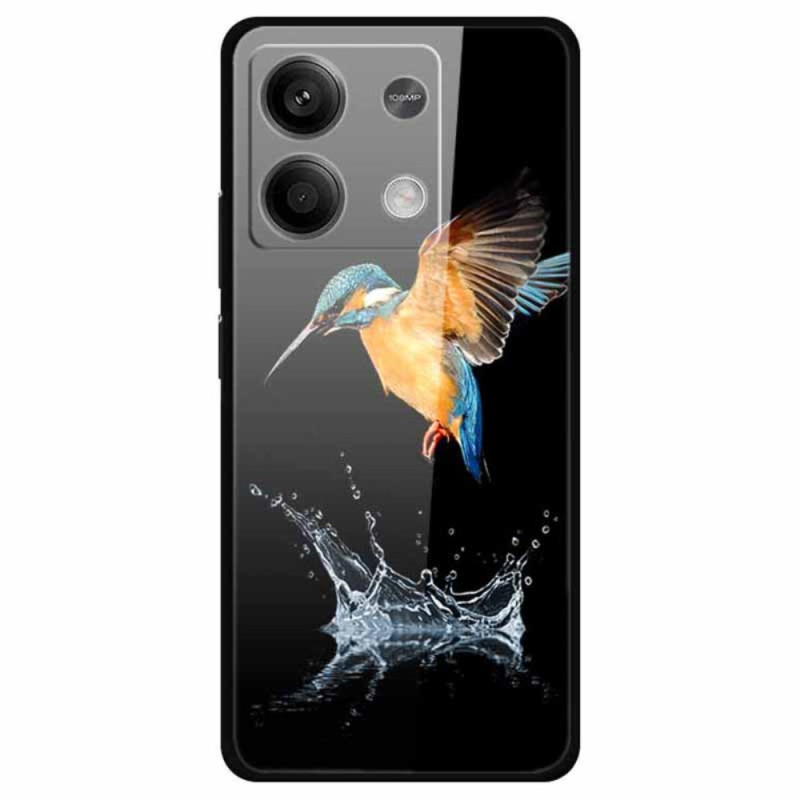 Xiaomi Redmi Note 13 5G Capa de vidro temperado para pássaros com coroa