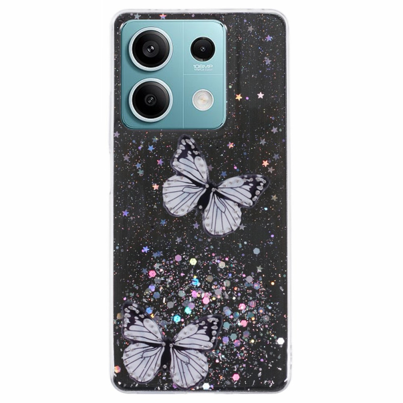 Capa Borboleta Brilhante Xiaomi Redmi Note 13 5G