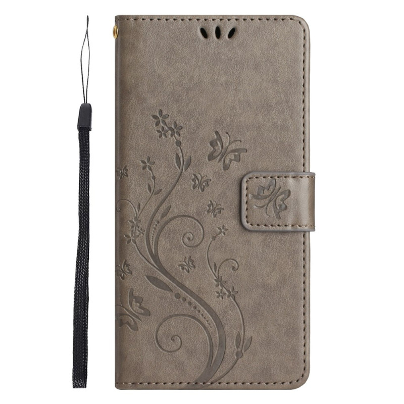 Capa Xiaomi Redmi Note 13 5G Butterflies with Strap