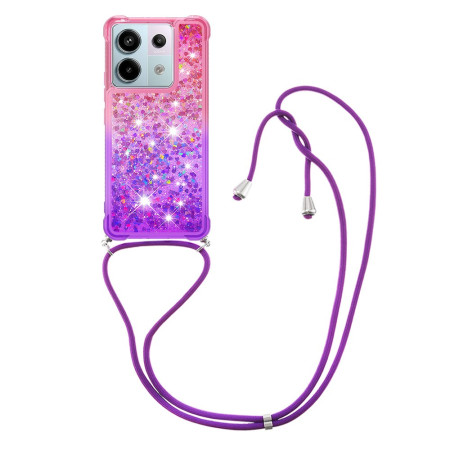 Capa com cordão brilhante...