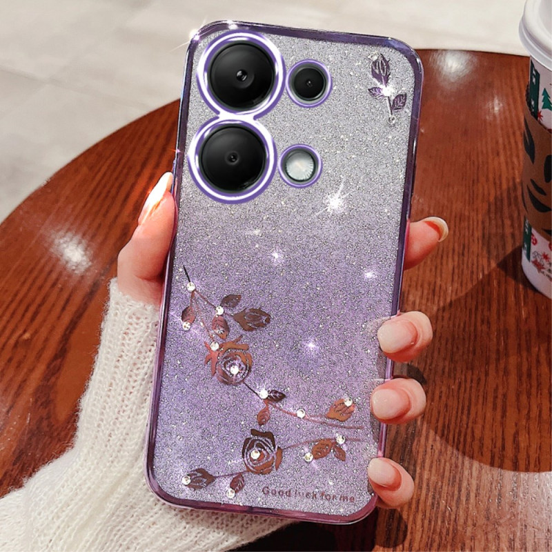 Capa para Xiaomi Redmi Note 13 Pro 5G / Poco X6 5G Brilho e strass KADEM