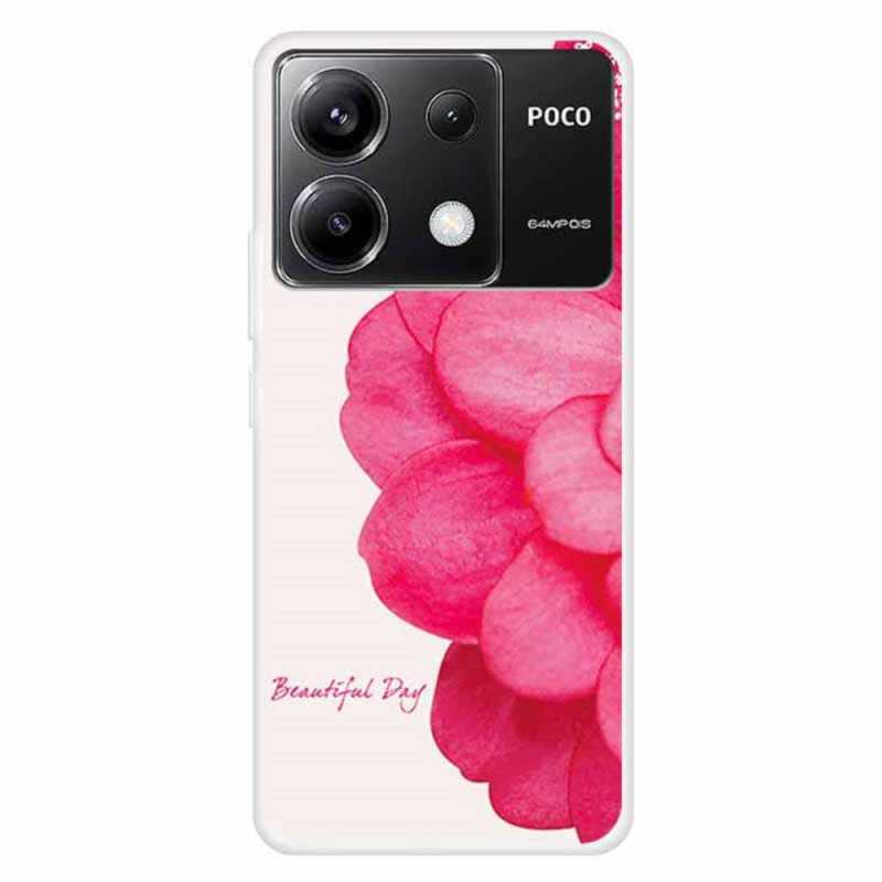 Capa rosa flor Xiaomi Redmi Note 13 Pro 5G / Poco X6 5G