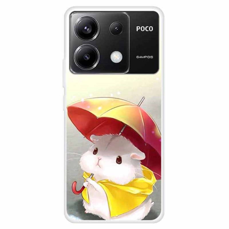 Xiaomi Redmi Note 13 Pro 5G / Poco X6 5G Capa de esquilo com guarda-chuva
