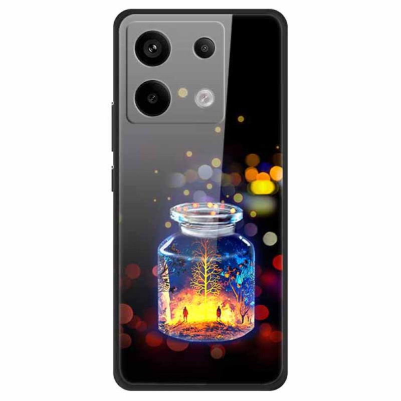 Capa Xiaomi Redmi Note 13 Pro 5G / Poco X6 5G - Garrafa de vidro temperado com desejos