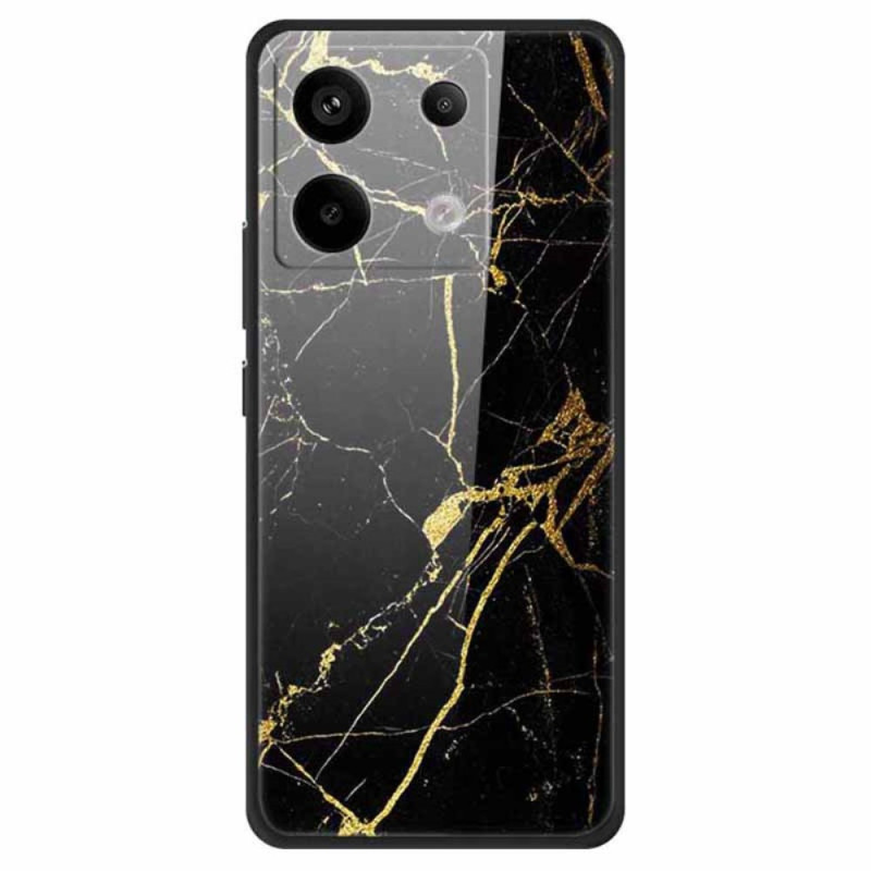 Xiaomi Redmi Note 13 Pro 5G / Poco X6 5G Capa de vidro temperado com grãos de ouro