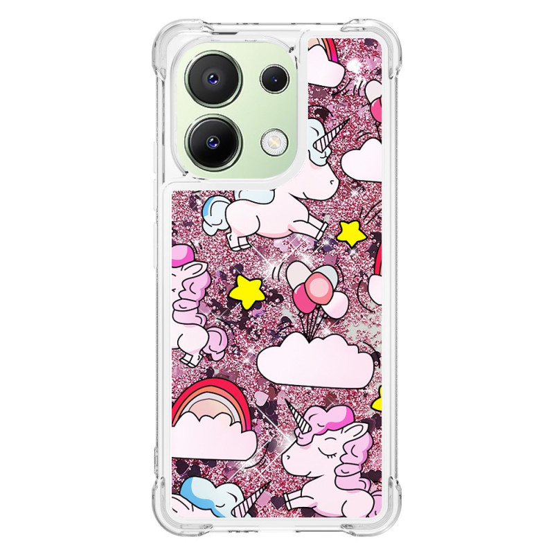 Capa Xiaomi Redmi Note 13 4G Glitter Cartoon