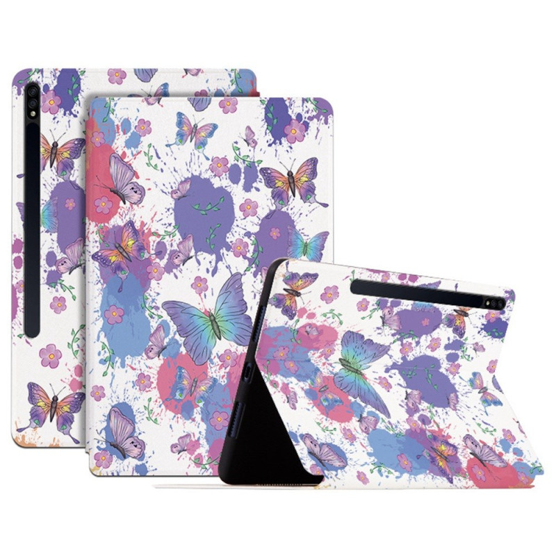 Capa Samsung Galaxy Tab S7 / Tab S8 Butterflies