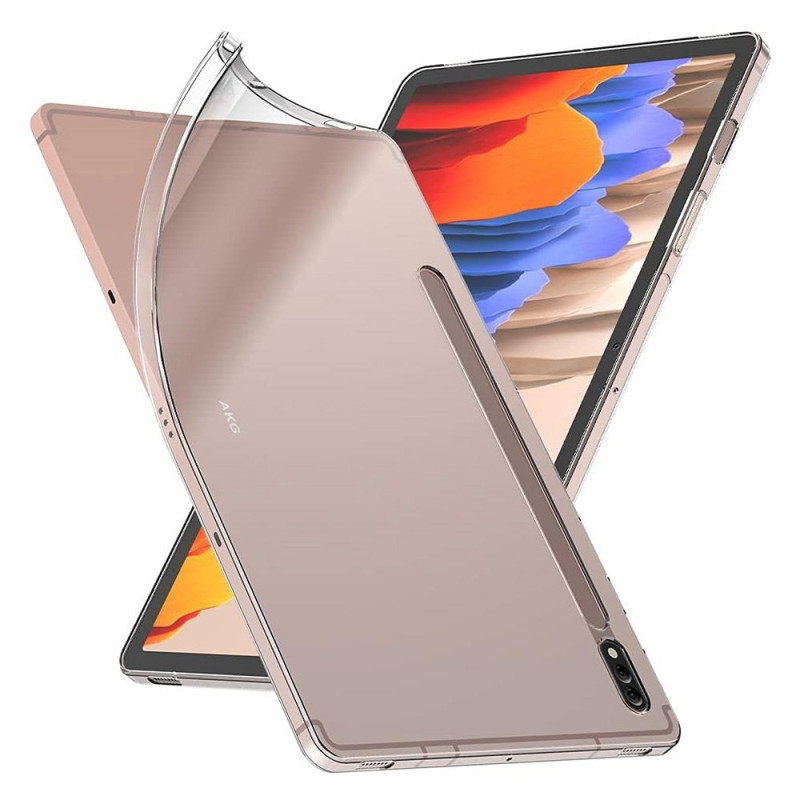 Samsung Galaxy Tab S8 / S7 Capa Ultra-Fina Transparente Slot Stylus