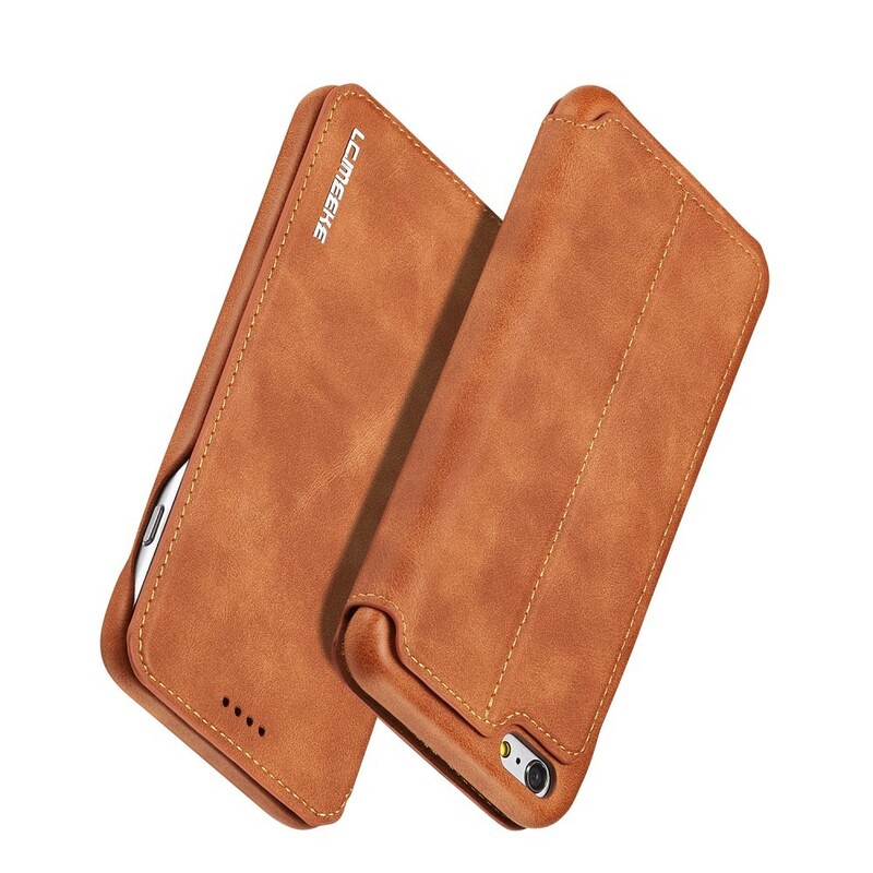 Tampa Flip Cover iPhone 6/6S Plus LC.IMEEKE Efeito Couro