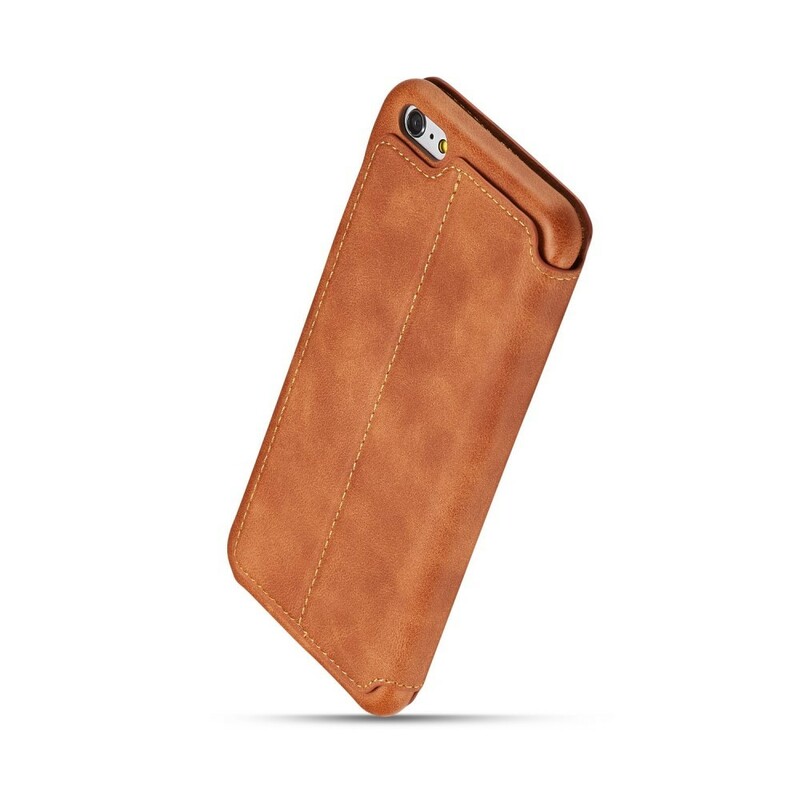 Tampa Flip Cover iPhone 6/6S Plus LC.IMEEKE Efeito Couro