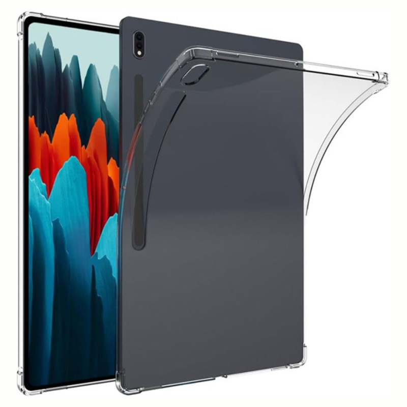 Capa transparente para Samsung Galaxy Tab S8 Plus / S7 Plus / S7 FE Cantos reforçados