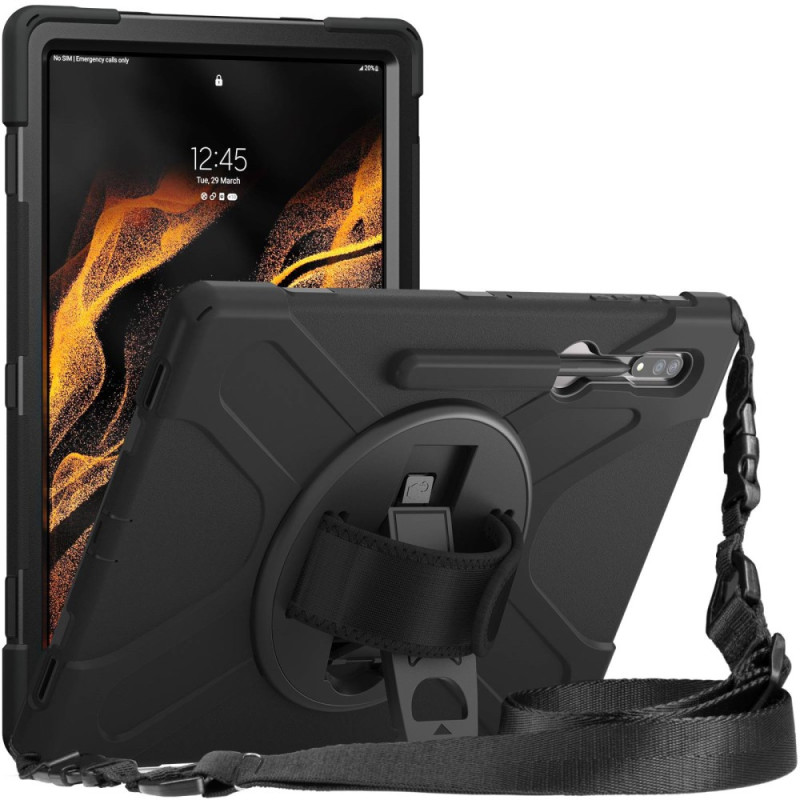 Suporte para capa, correia e alça de ombro para Samsung Galaxy Tab S8 Ultra