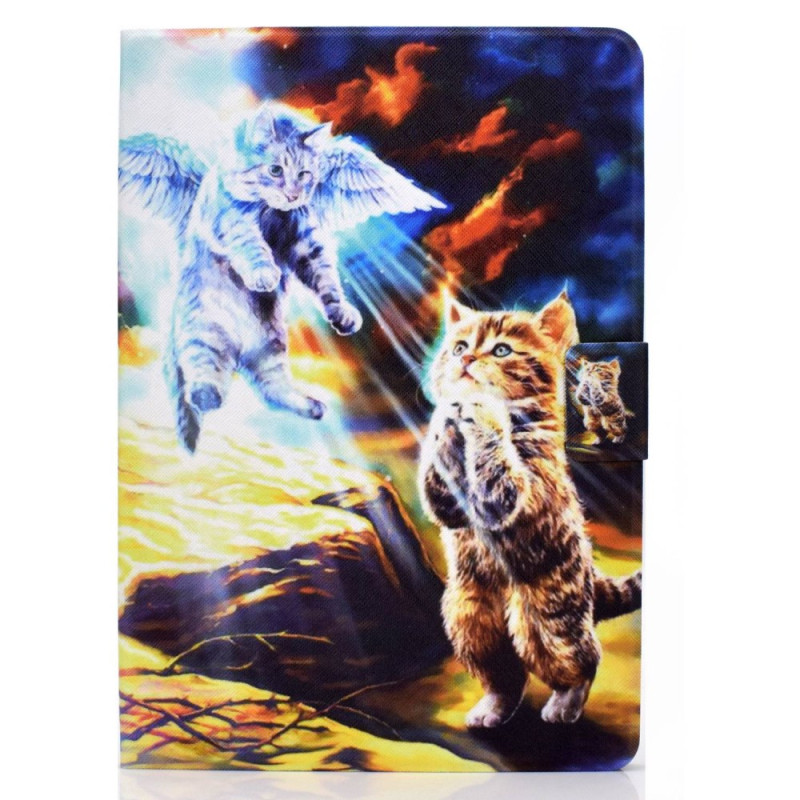 Capa Samsung Galaxy Tab A8 (2022) / (2021) Gato Anjo