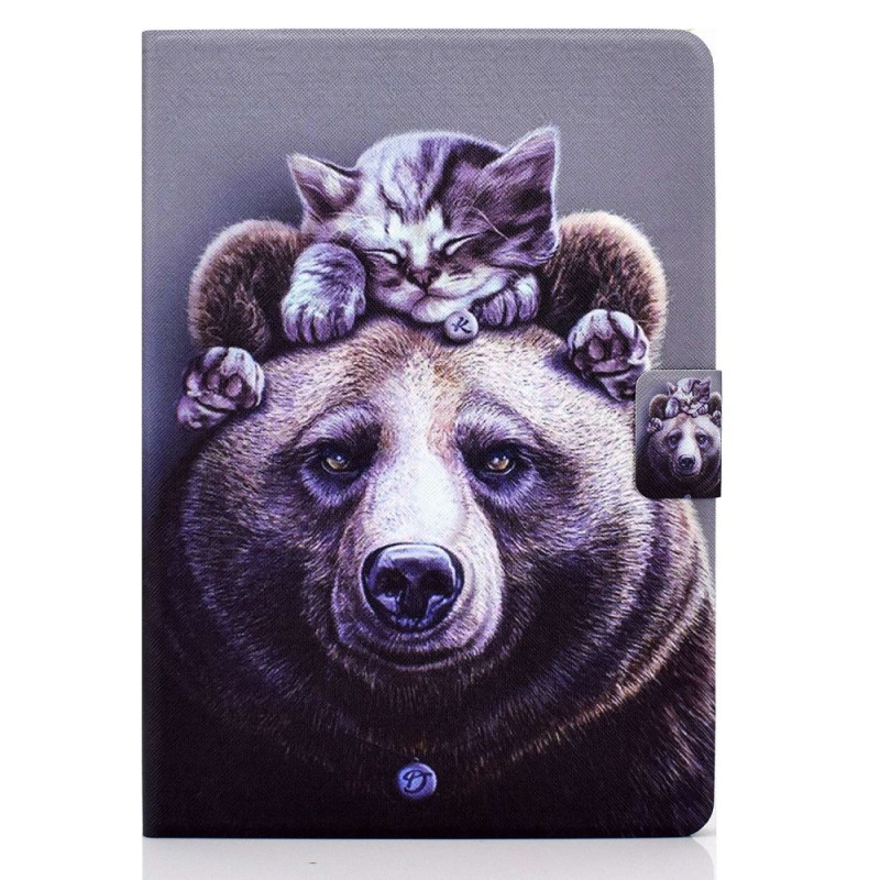 Capa Samsung Galaxy Tab A8 (2022) / (2021) Gato e Urso