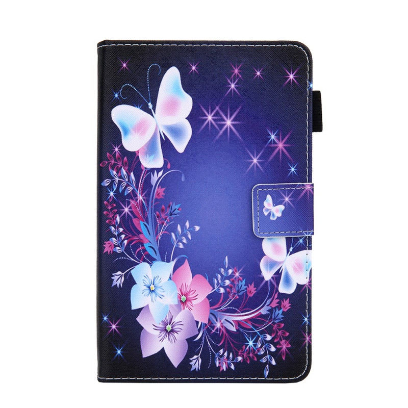 Capa para Samsung Galaxy Tab A 8.0 (2019) Flores e borboletas