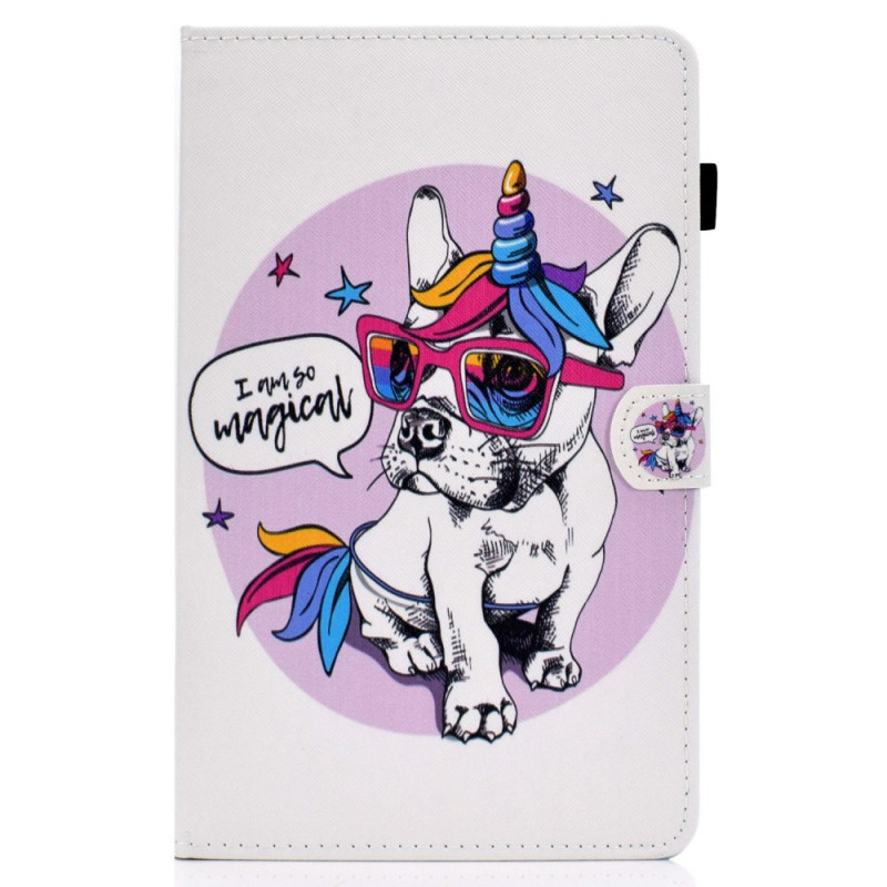 Capa Samsung Galaxy Tab A7 (2022) / (2020) Unicórnio Cão