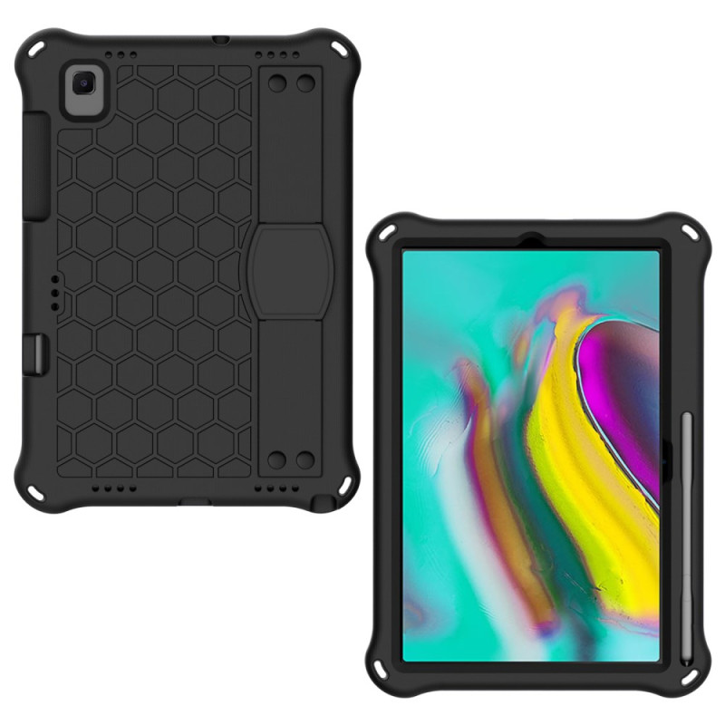 Capa com textura de favo de mel e suporte para Samsung Galaxy Tab A7 (2022) / (2020)
