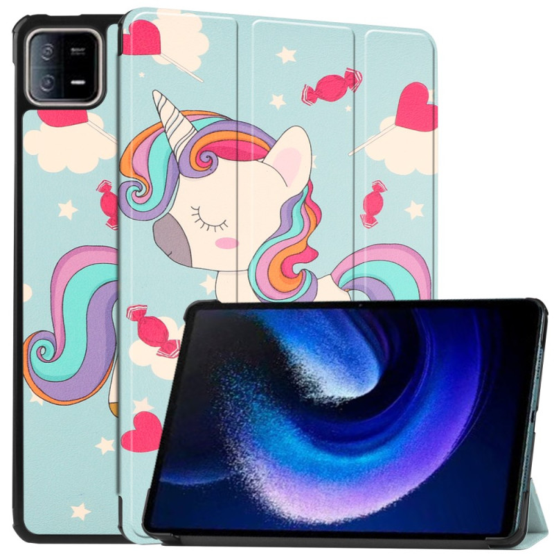 Capa inteligente Xiaomi Pad 6 / 6 Pro Unicórnio