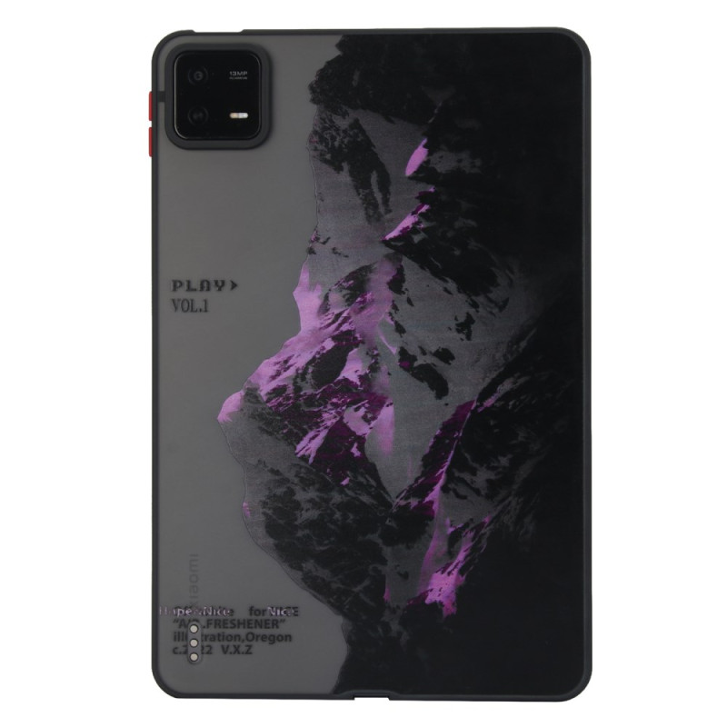 Xiaomi Pad 6 / 6 Pro Capa para a montanha de neve Roxo