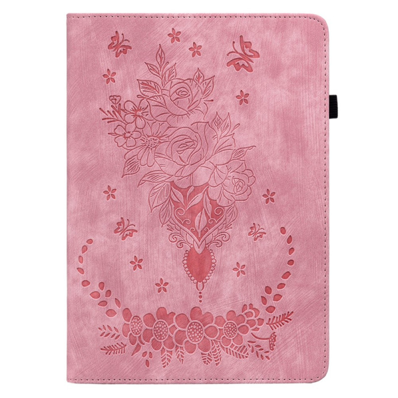 Capa com efeito de pele cor-de-rosa para Xiaomi Pad 6 / 6 Pro