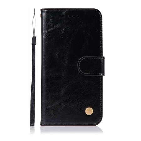Huawei P20 Lite Vintage Leather Strap Case