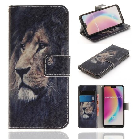 Capa Huawei P20 Lite Dreaming Lion
