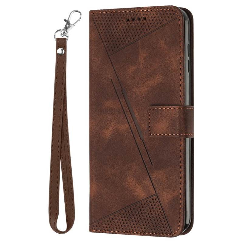 Capa com padrão triangular para Honor X7b / 90 Smart Strap