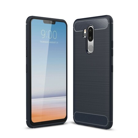 LG G7 ThinQ Capa de fibra de carbono escovada