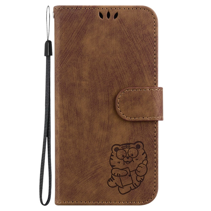 Capa com padrão Tigre para Honor X7b / 90 Smart