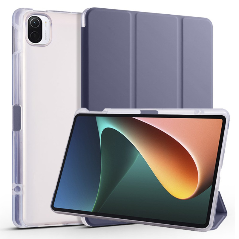 Capa Xiaomi Pad 5 / Pad 5 Pro Suporte para caneta transparente na parte de trás