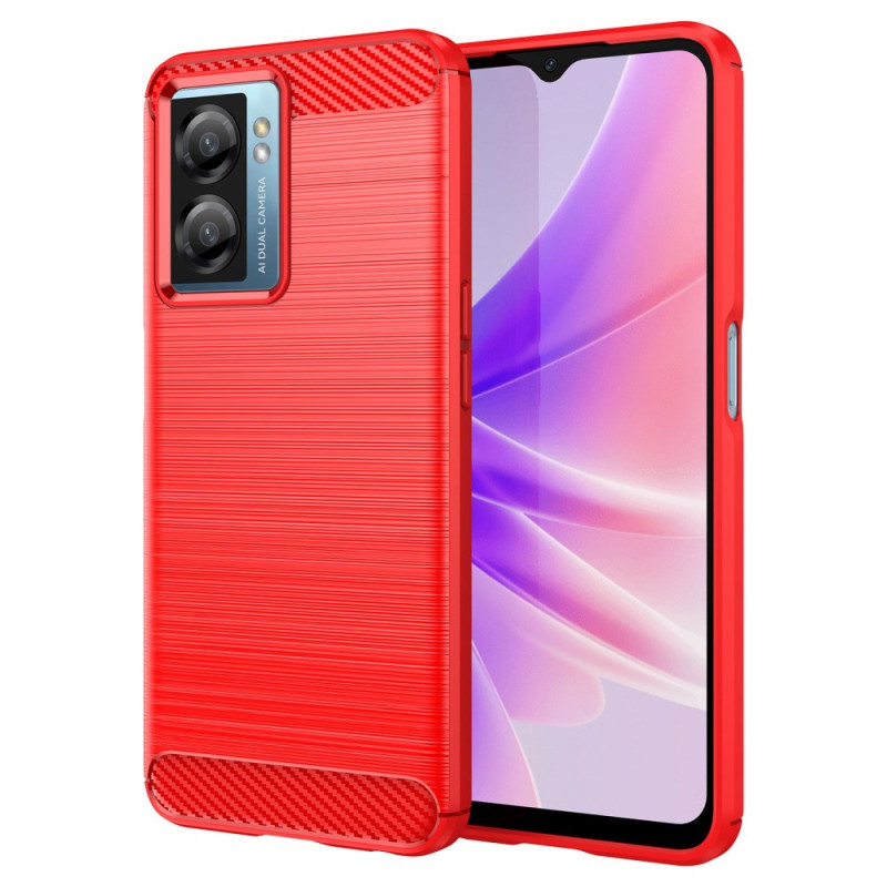 Capa de fibra de carbono escovada Oppo A77 5G/A57 5G/4G/A57s/Realme Narzo 50 5G