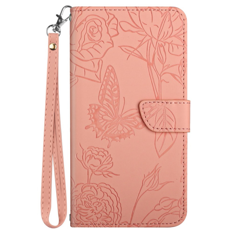 Honor X7b / 90 Smart Strap Butterfly Print Case