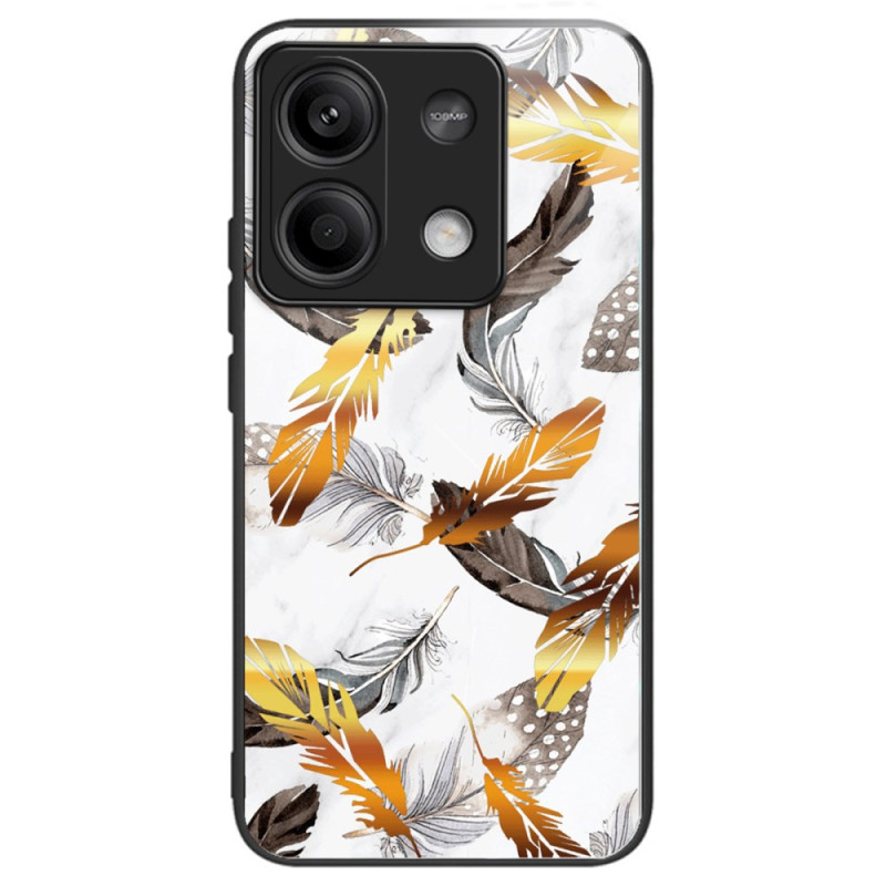 Capa de vidro temperado Xiaomi Redmi Note 13 5G Folhas Douradas