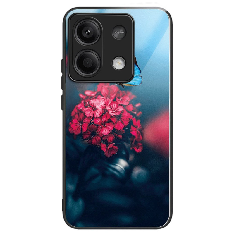 Capa de vidro temperado Xiaomi Redmi Note 13 5G Flores e Borboletas