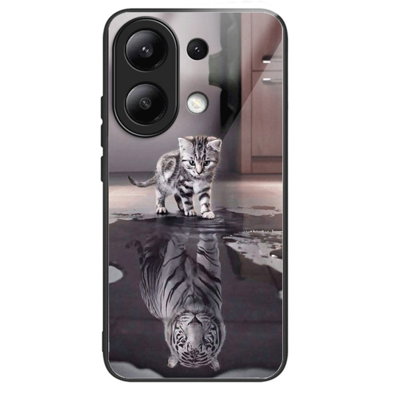 Xiaomi Redmi Note 13 4G Capa de vidro temperado Gato e Tigre