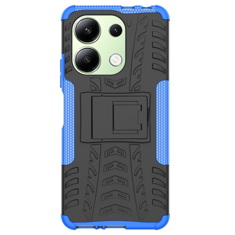 Xiaomi Redmi Note 13 4G Capa com textura de pneu e suporte